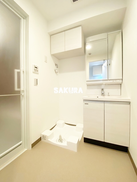 洗面設備　身支度に便利な洗面台♪