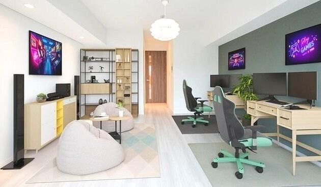 居室・リビング　フローリングです