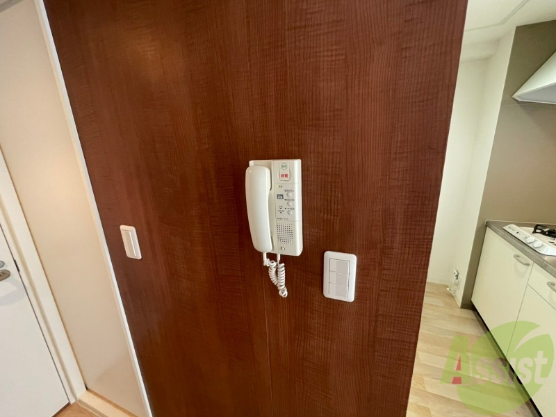 セキュリティ　インターホンで来客確認ができます。安心ですね。