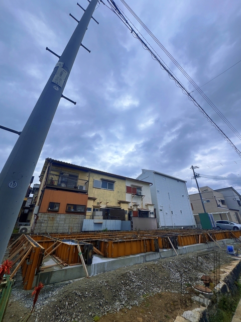 建物外観　外観（建設中）