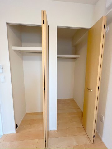 収納　十分な収納スペースがあります