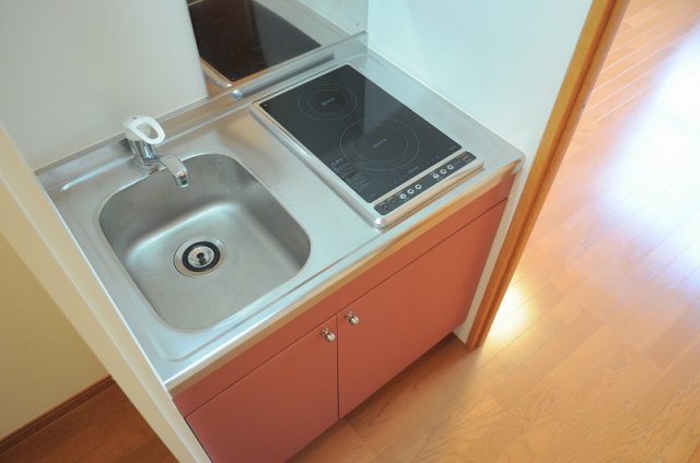 キッチン　電気コンロ　2口