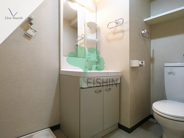 洗面設備　シンプルで使いやすい洗面台です！