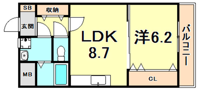 フレシールの間取り写真