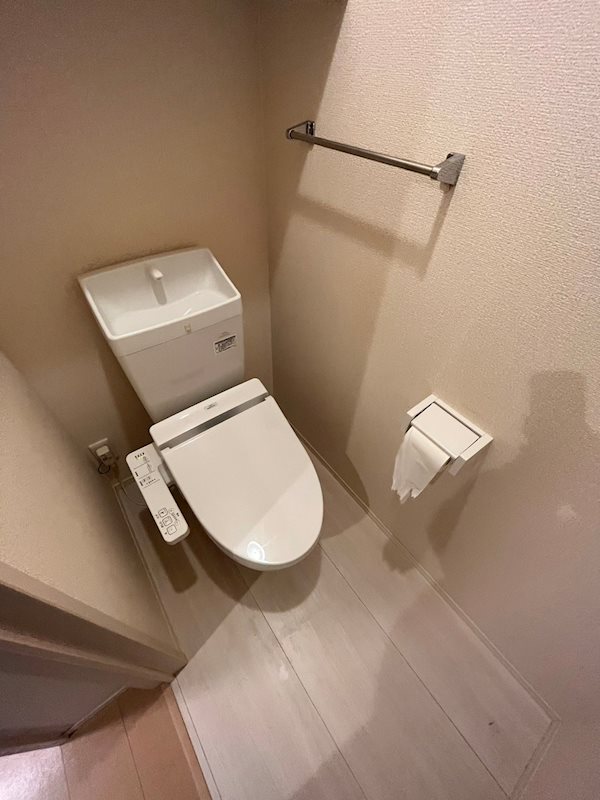 トイレ　ゆったりとした空間のトイレです