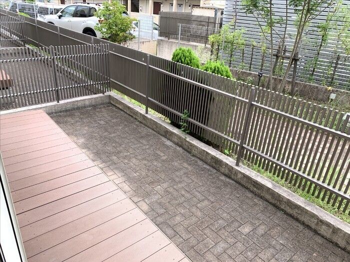 バルコニー　庭