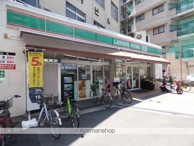 コンビニ　ローソンストア１００東淀川淡路店（コンビニ）まで202m
