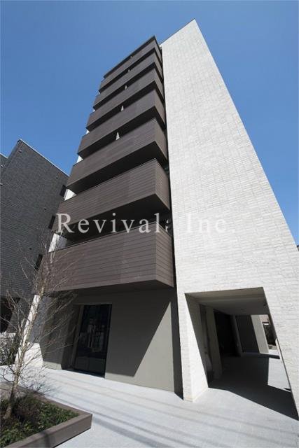 建物外観　ツートンカラーのお洒落なデザインの外観です