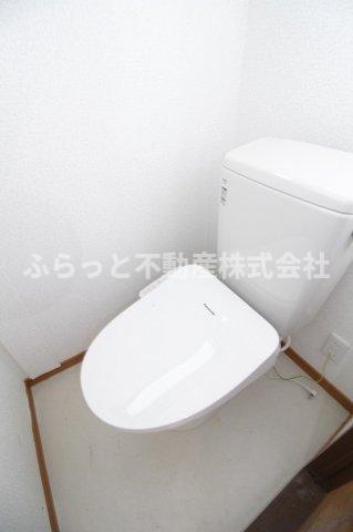 トイレ　ゆったりとした空間のトイレです
