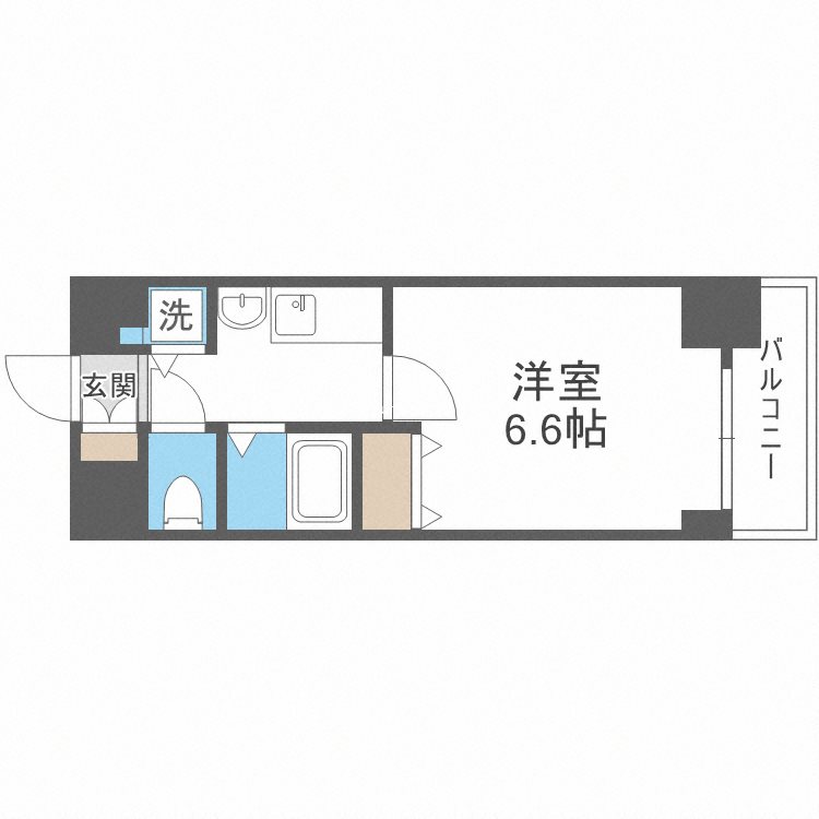 プレサンス本町プライムの間取り写真