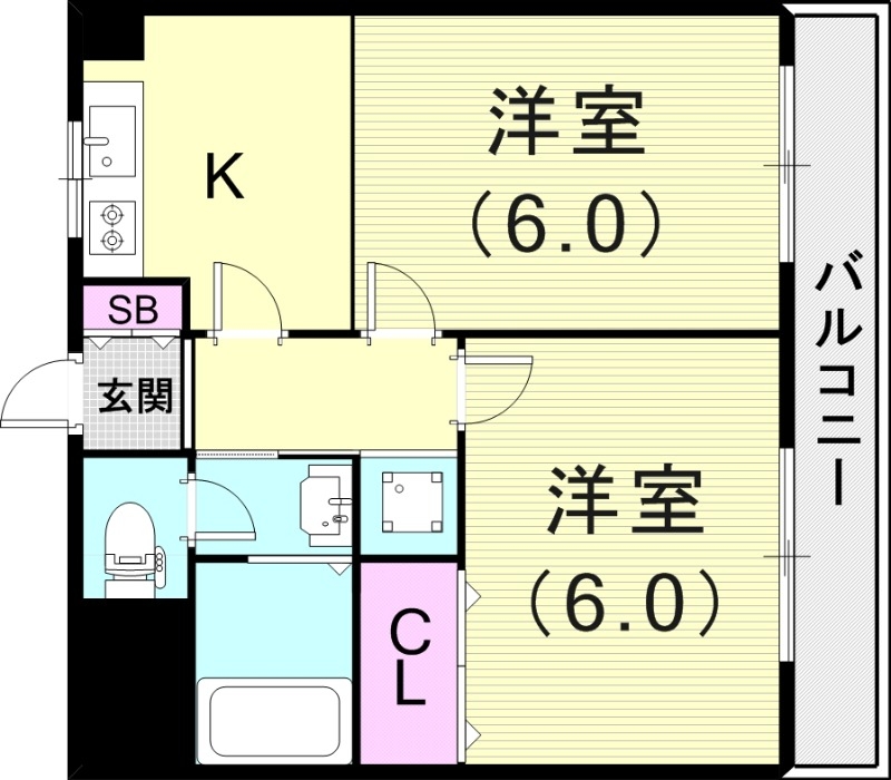 東灘パークランド中町の間取り写真