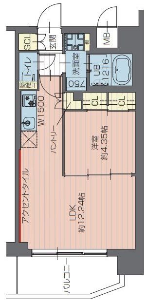 プレジオ川口ASIANの間取り写真