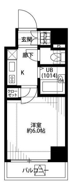 ＪＲ京浜東北線 大森駅 徒歩4分 10階建 築23年の間取り写真