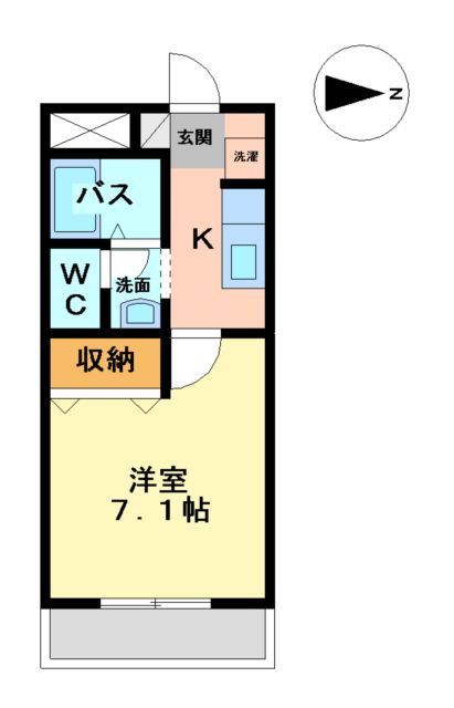 コンフォース本宿の間取り写真