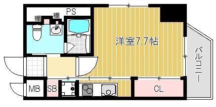 アクエルド新町の間取り写真