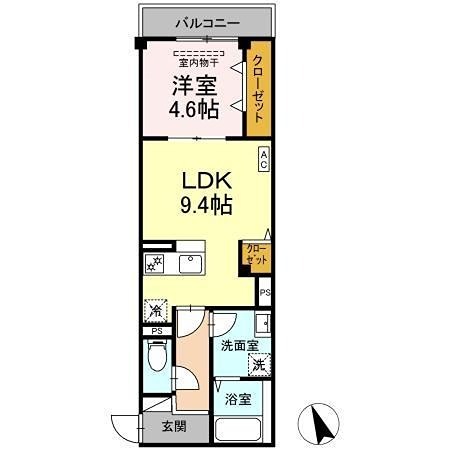 Skyeresidence塚越の間取り写真