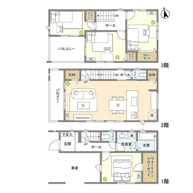 その他　家具・調度品等に関しては実際の賃貸住宅には含まれません。