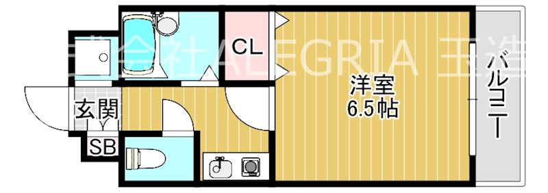 地下鉄千日前線 今里駅 徒歩2分 10階建 築30年の間取り写真