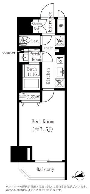 RESIDENCE 大鳥居の間取り写真