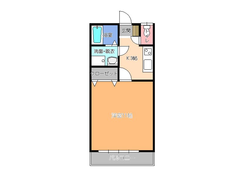 グリーンコーポFTIの間取り写真