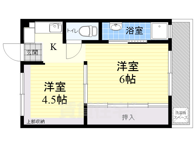 ビレッジハウス西町の間取り写真