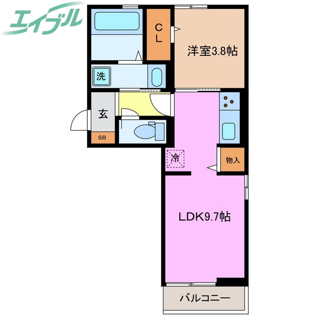 アイティーオーDーroom東新町 南館の間取り写真