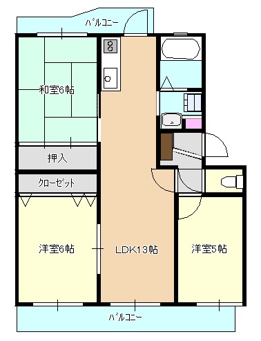 【湘南辻堂アンコールマンションの間取り】