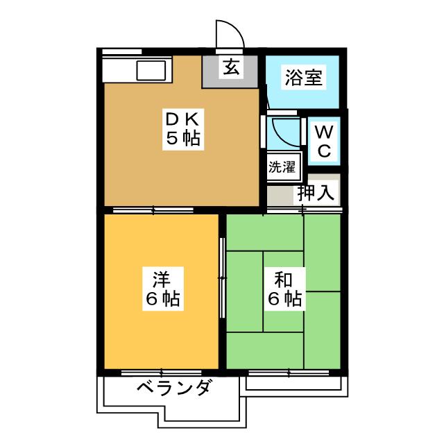 愛知県名古屋市千種区今池３（アパート）の賃貸物件の間取り