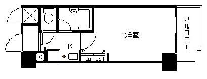 エスリード三宮フラワーロードの間取り