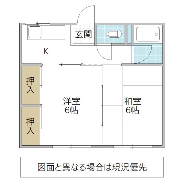 新開地ビルの間取り