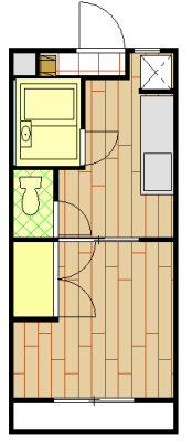 マンションハーヴェストの間取り