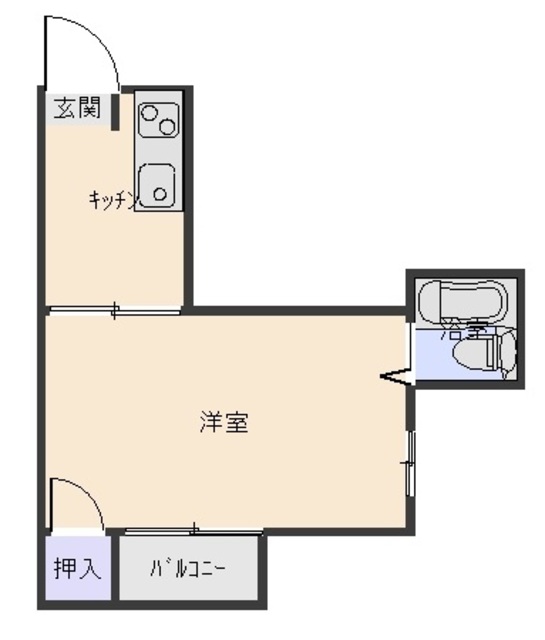 ジュネス北駅の間取り