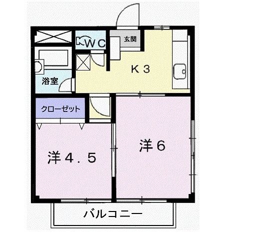 シティハイツ佐久間の間取り