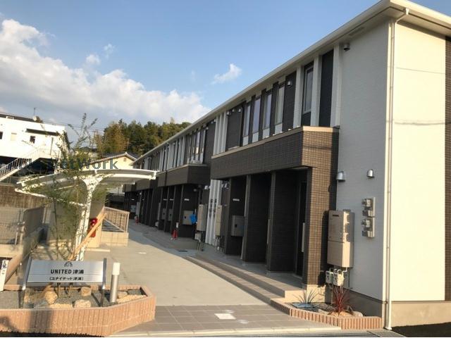 熊本市北区津浦町のアパートの建物外観