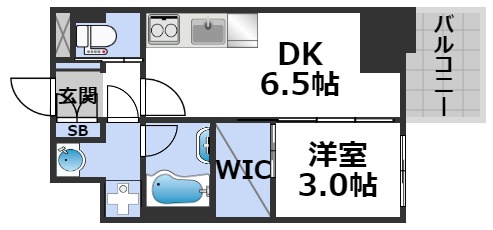 セレニテ堺筋本町リアンの間取り