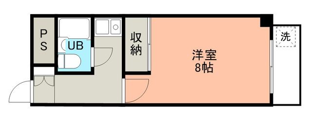 和歌山市三木町堀詰のマンションの間取り