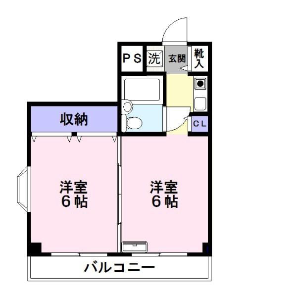 ロイヤルコート１の間取り