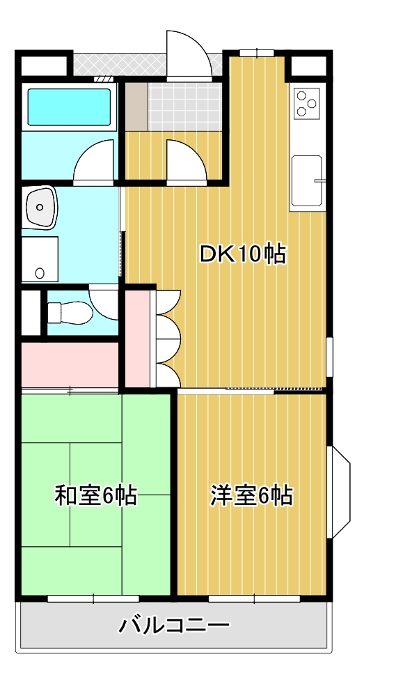 レジデンスユキの間取り