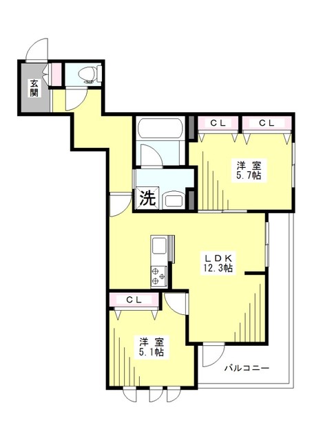 草 錦（Sou Nishiki）の間取り