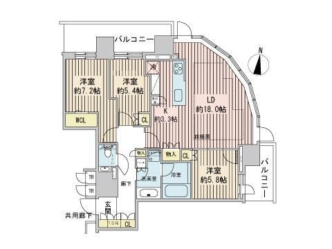 ONE札幌ステーションタワーの間取り