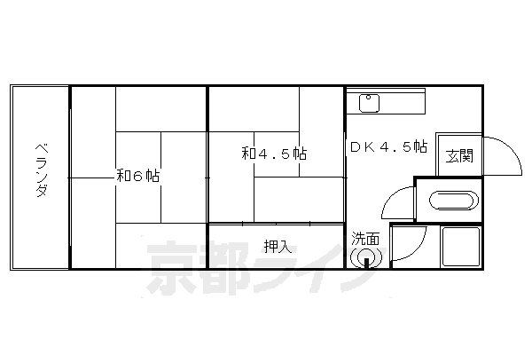 グリーンハイツの間取り