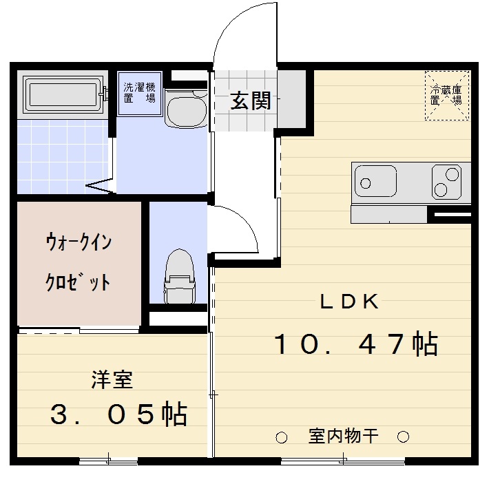 コンフォース　コート　Ｂの間取り