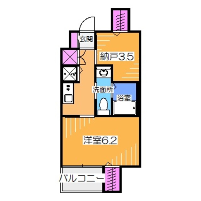 ディアコート宿屋町の間取り