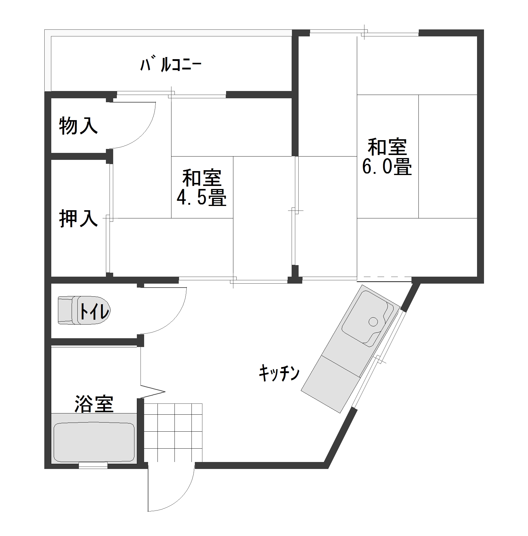 トーアコーポの間取り