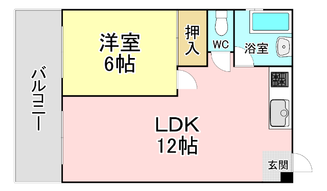 パルコチェントラーレの間取り