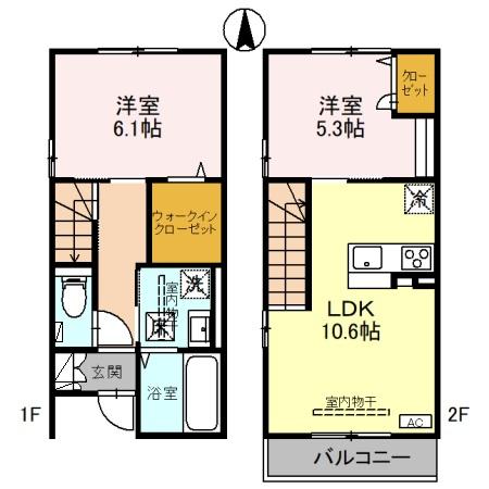 富山市清水町のその他の間取り