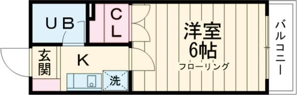 アビタシオンロセオの間取り