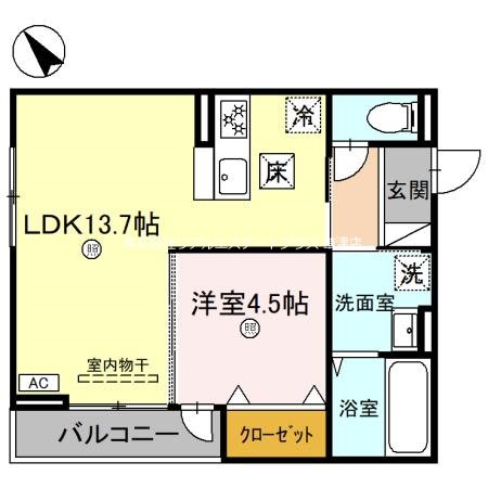 シェノン栗東の間取り