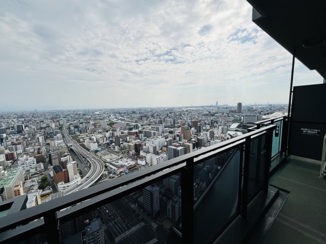 【大阪市西区南堀江のマンションの眺望】