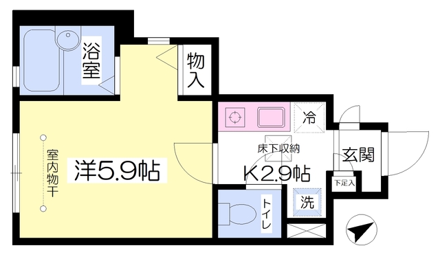 アヴェニールの間取り